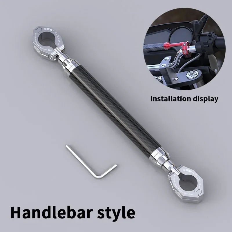 Barra de refuerzo para manillar de moto 22 mm aluminio CNC universal - imagen 4
