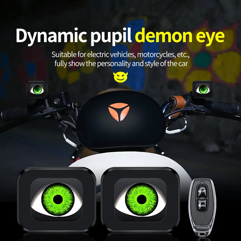 Luces LED Devil Eye externas para espejo retrovisor – coche eléctrico - imagen 2