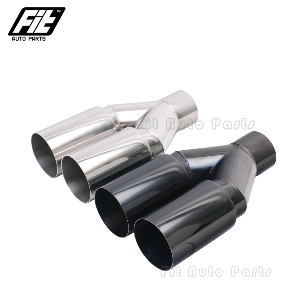 Silenciador de escape universal 63mm – entrada 76mm – acero inoxidable