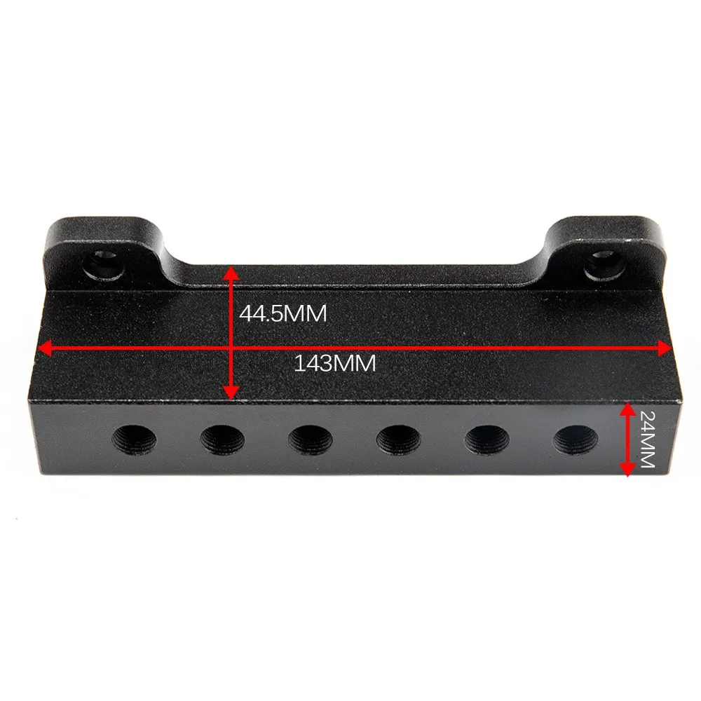 Colector de admisión turbo 6 puertos 1/8 NPT negro universal - imagen 2