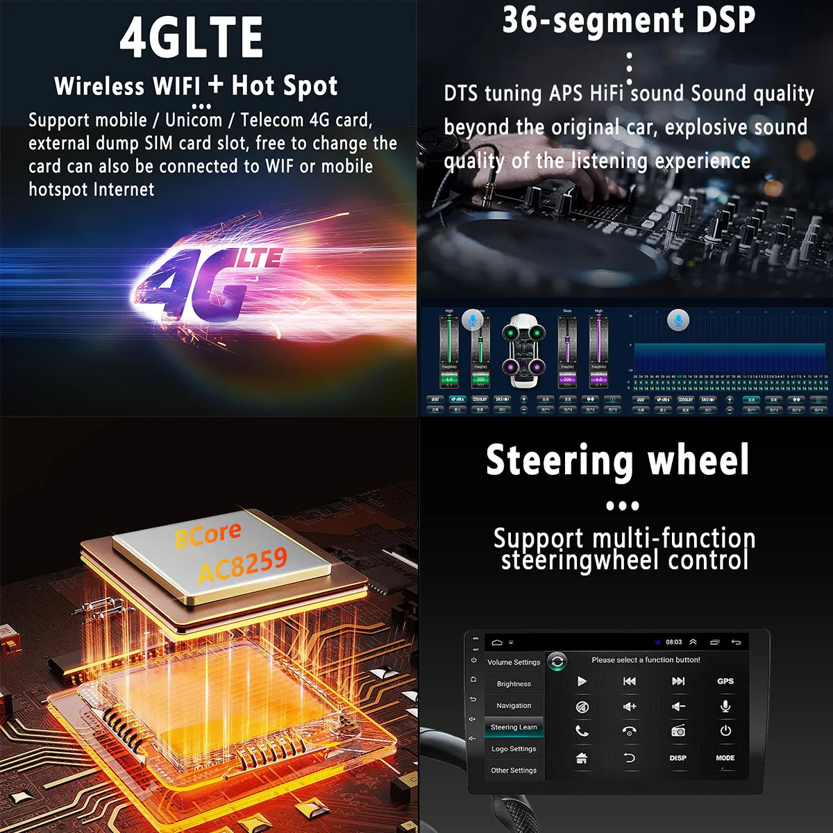 Radio de coche para Renault Trafic Opel Vivaro A Nissan Primastar 2010-2014 Android y CarPlay estéreo GPS navegación 2Din Multimedia - imagen 5