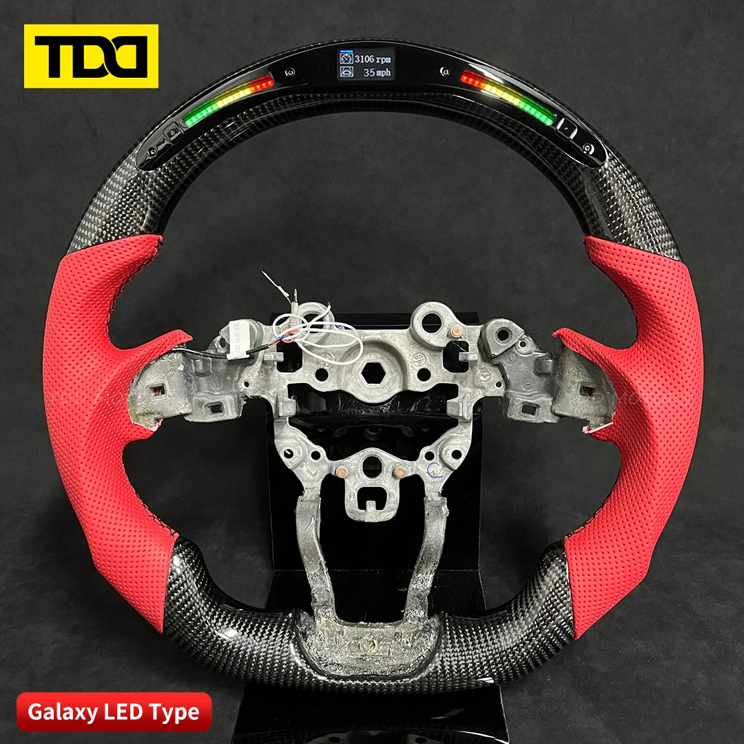 Volante LED Smart Galaxy Pro personalizado de fibra de carbono TDD para Mazda RX5