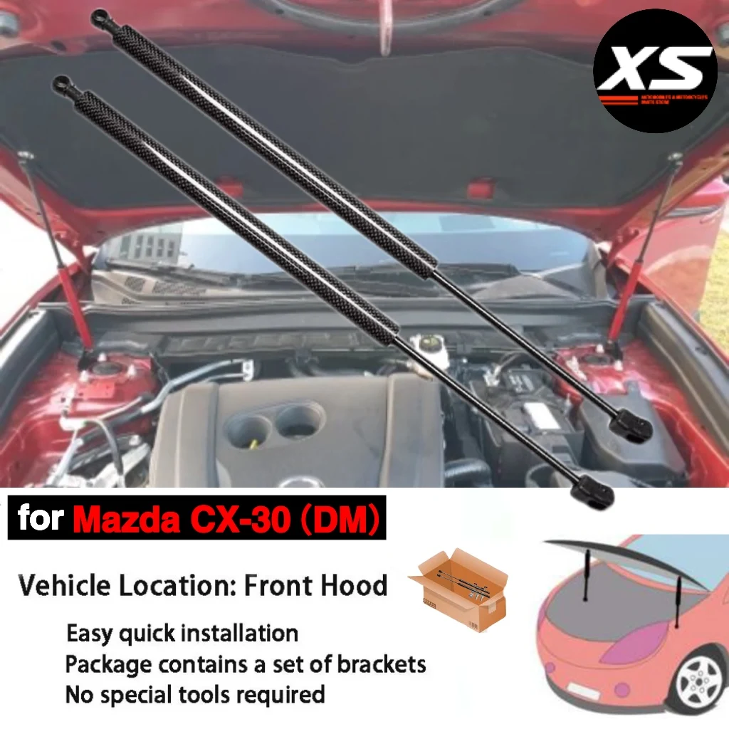 Puntal de capó con amortiguador para Mazda CX-30 DM 2019-2025