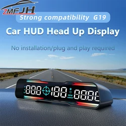 Head Up Display GPS AD G19 con alarma de velocidad y brújula