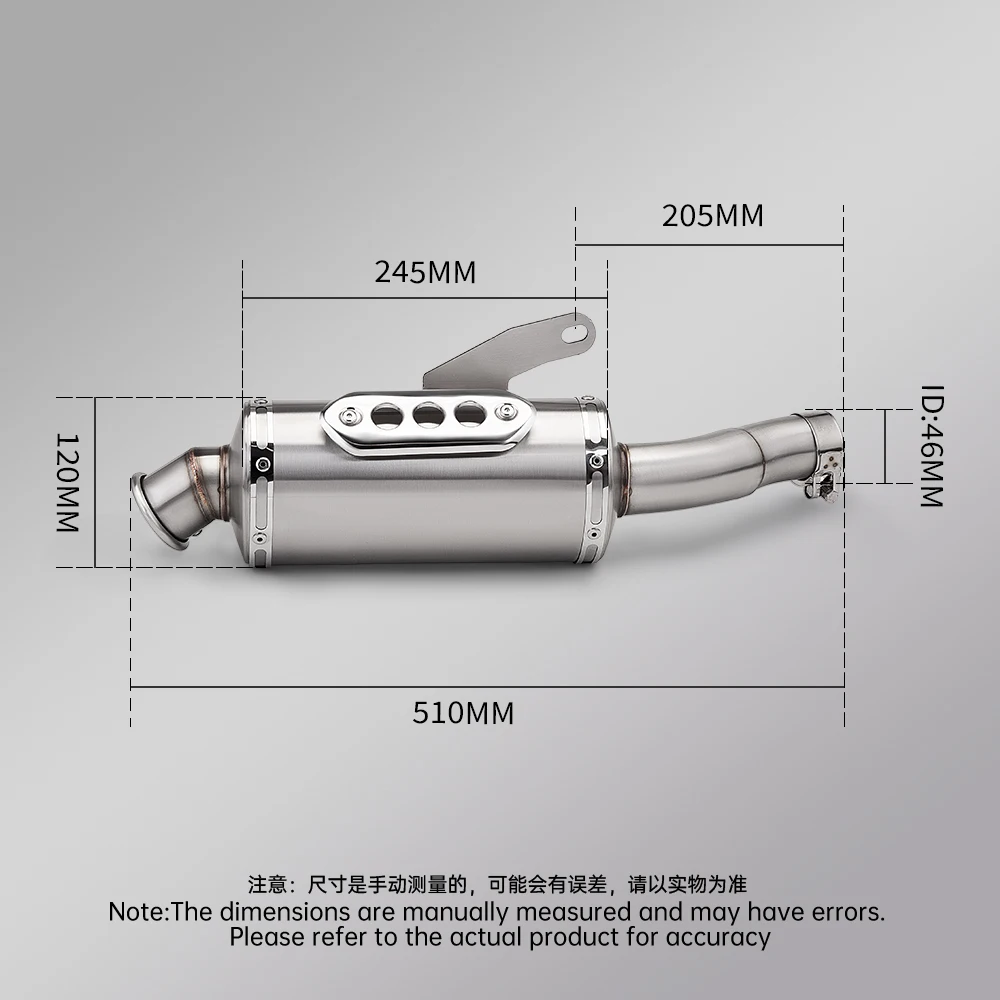 Tubo intermedio de escape para Triumph Scrambler 400 X 2024-2025 - imagen 5