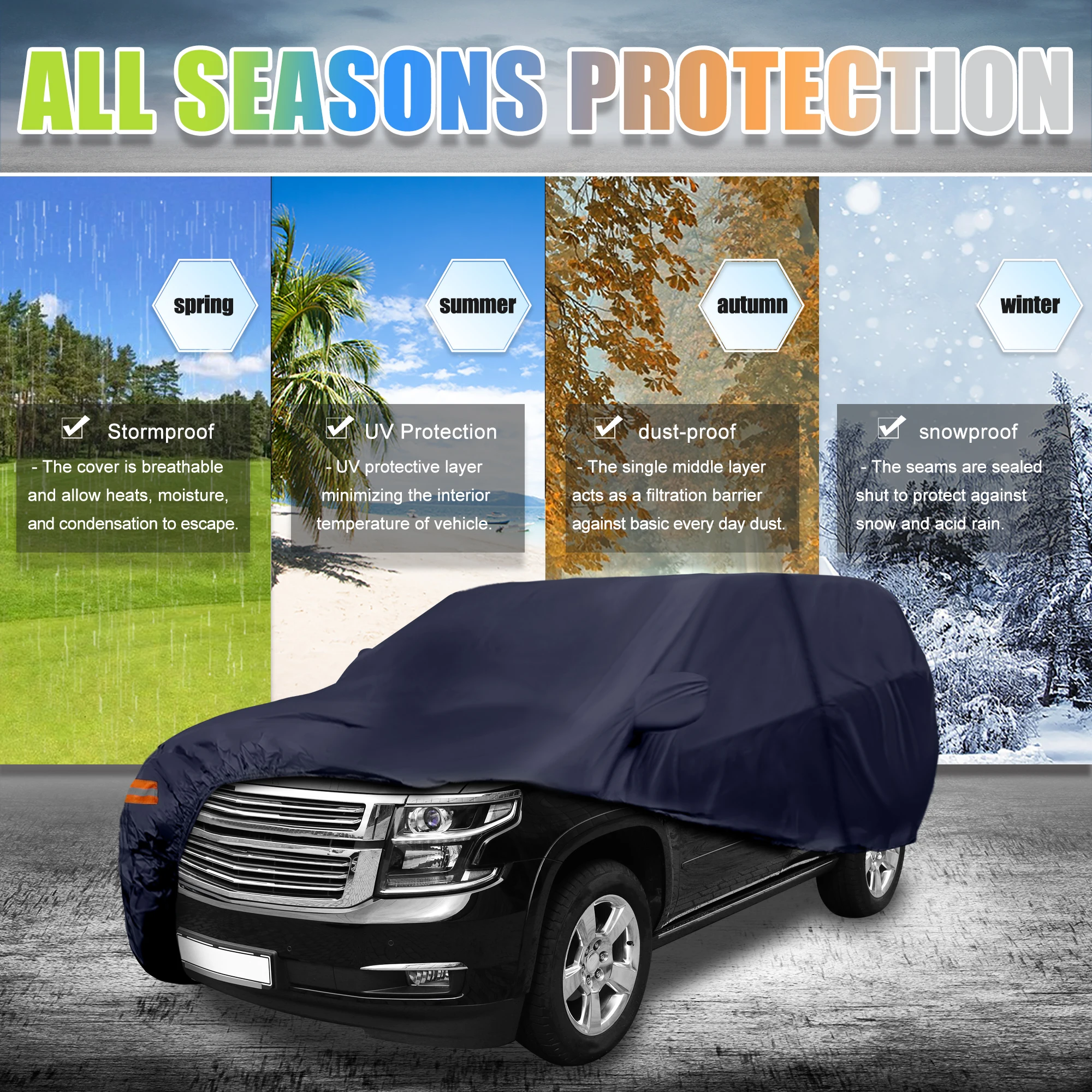 Funda impermeable X Autohaux para Chevrolet Tahoe 2007-2020 - imagen 3