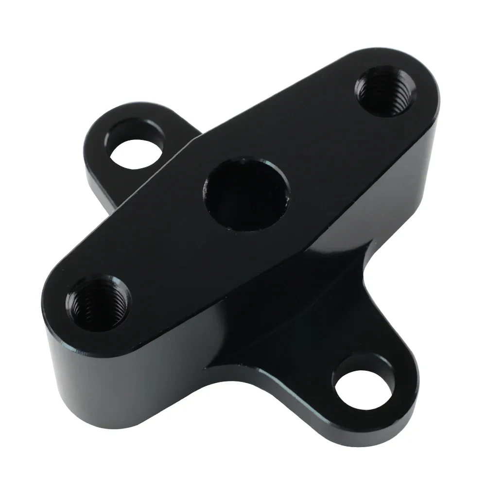 Regulador de presión de combustible 90° FPR negro – Honda B16 B18 H22