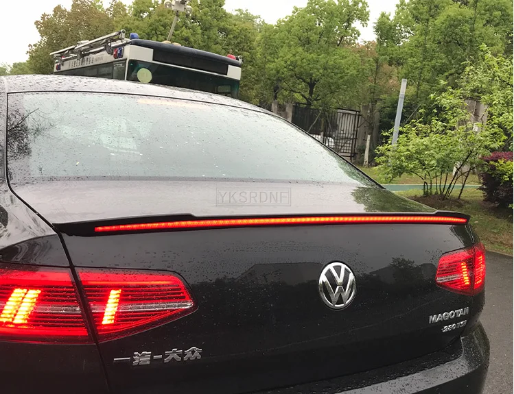 Spoiler trasero ABS negro brillo para VW Passat B8 2017-2019 - imagen 2