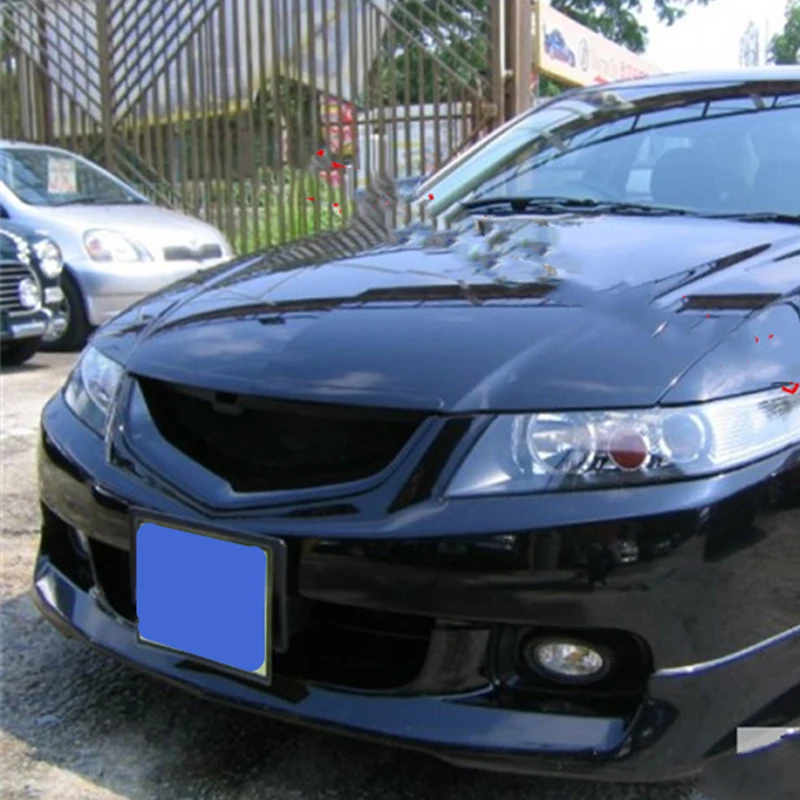 Parrilla Racing FRP negro mate Honda Accord CL7 Euro R Acura TSX 03-05 - imagen 3