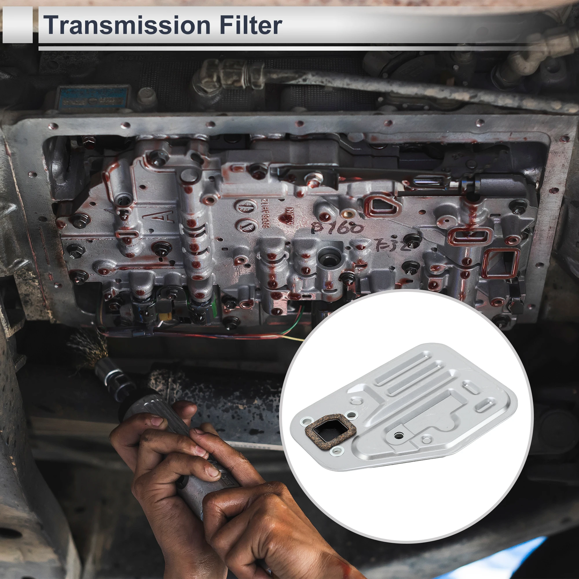 UXCELL MD737840 filtro aceite transmisión auto Mitsubishi Galant 92-98 - imagen 2