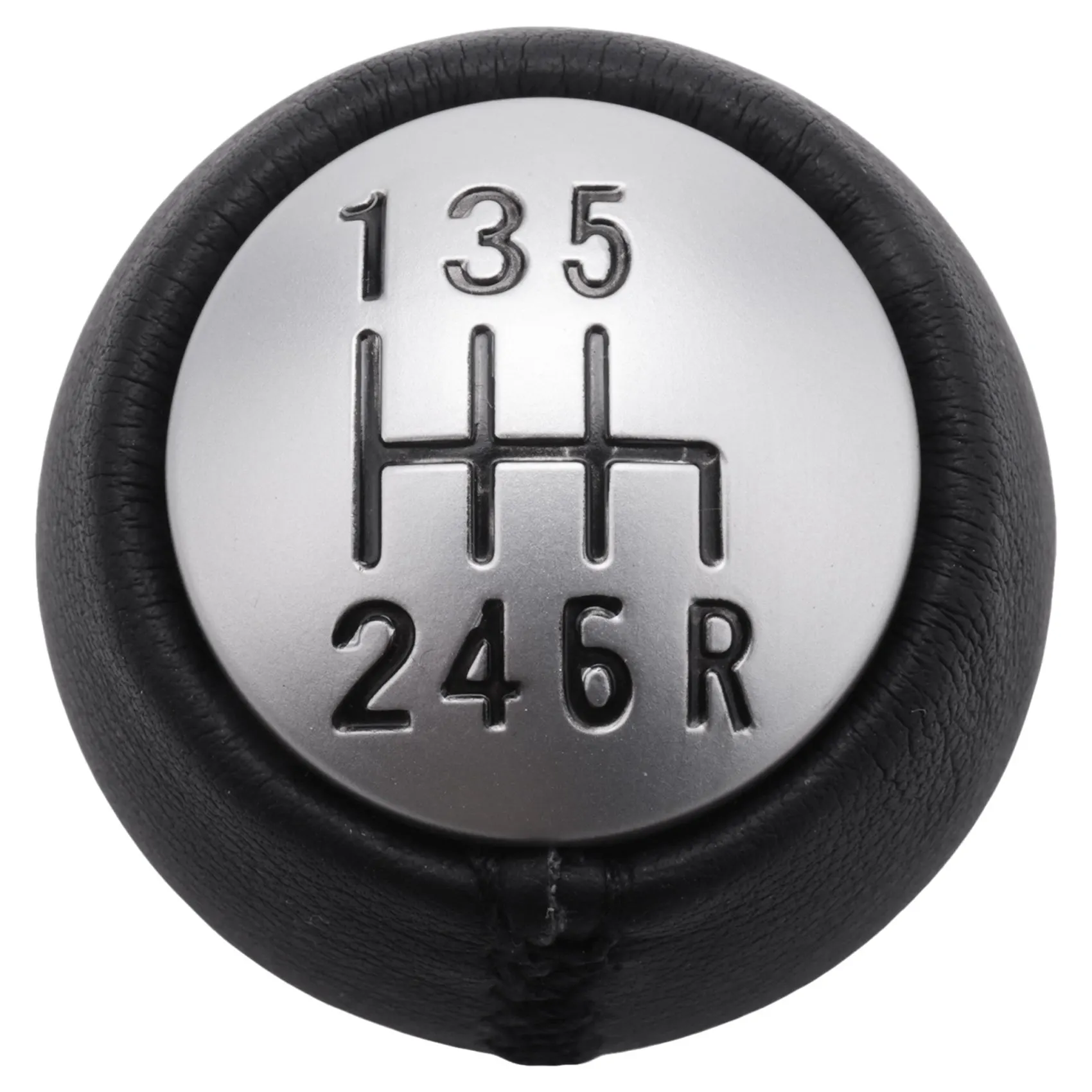 Pomo palanca cambio Alfa Romeo GT 147 166 - Cuero 6 velocidades - imagen 3