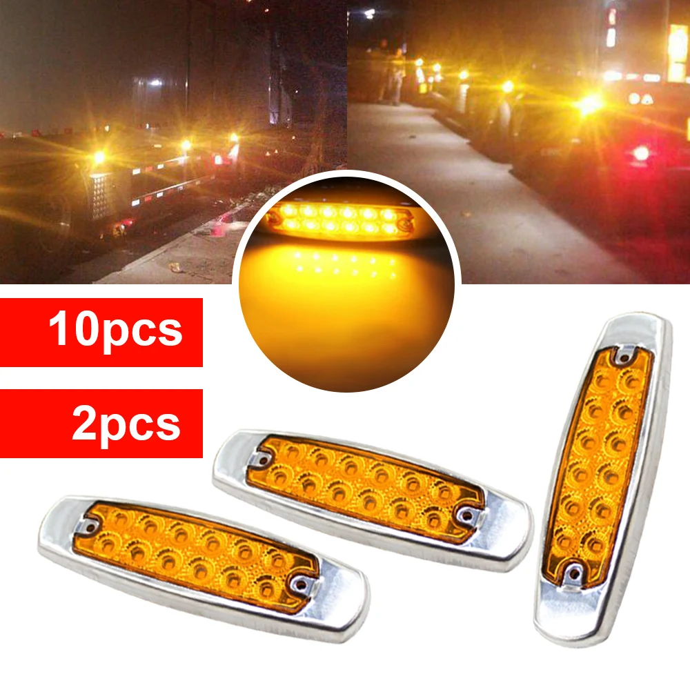 Luz LED de posición lateral estanca 12-24 V para camión y remolque - imagen 5
