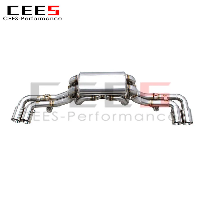 Escape catback CEES inoxidable para Ferrari F430 4.3