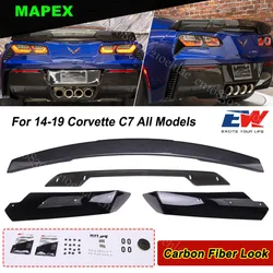 Alerón tapa maletero Z06 fibra carbono para Corvette C7 2014-2019