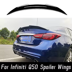 Alerón trasero de carbono negro Infiniti Q50 (2014-2021) para maletero