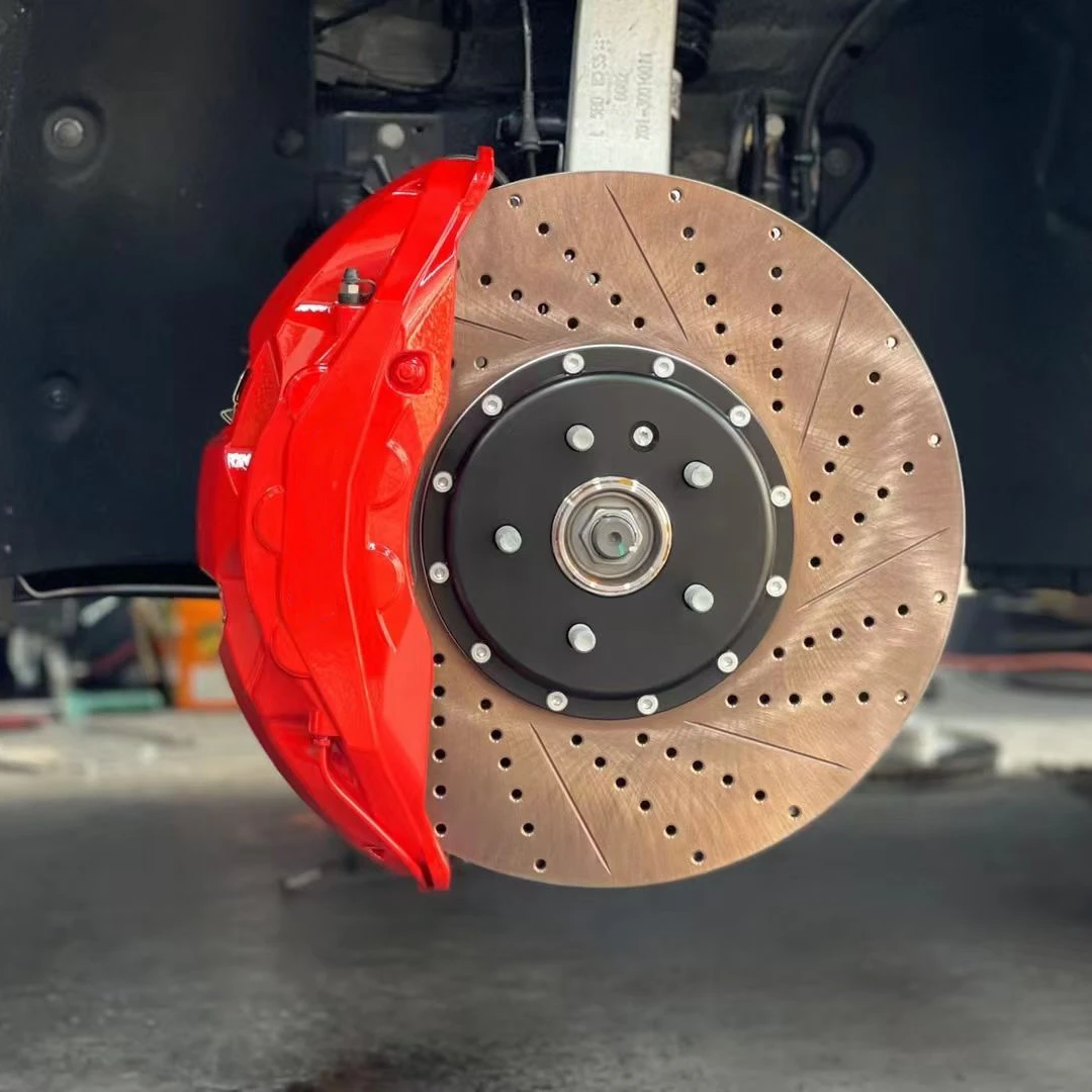 Disco perforado y caliper de 10 macetas