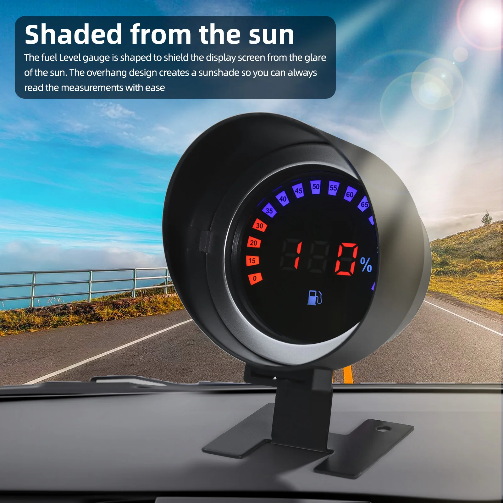 Flotador nivel combustible universal digital 12V/24V 250-580mm - imagen 2