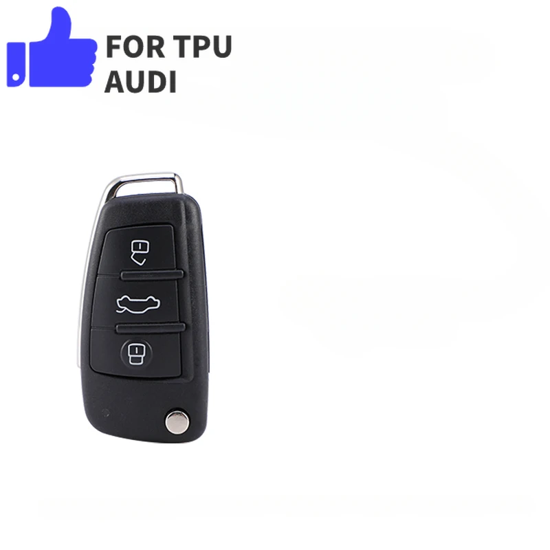 Funda TPU transparente para llave remota Audi A1 A3 A4 - imagen 2