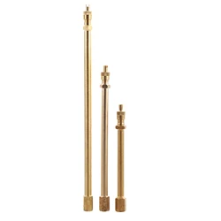 Extensor de válvula para neumático de latón, vástago recto