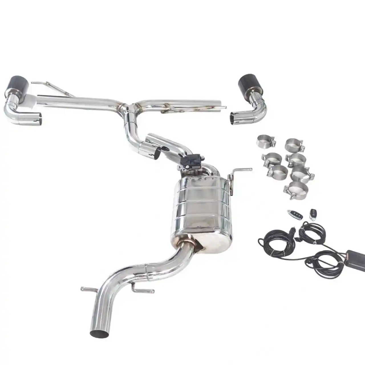 Escape GFC doble salida para VW Golf 6 GTI 2.0 T - acero inox - imagen 2