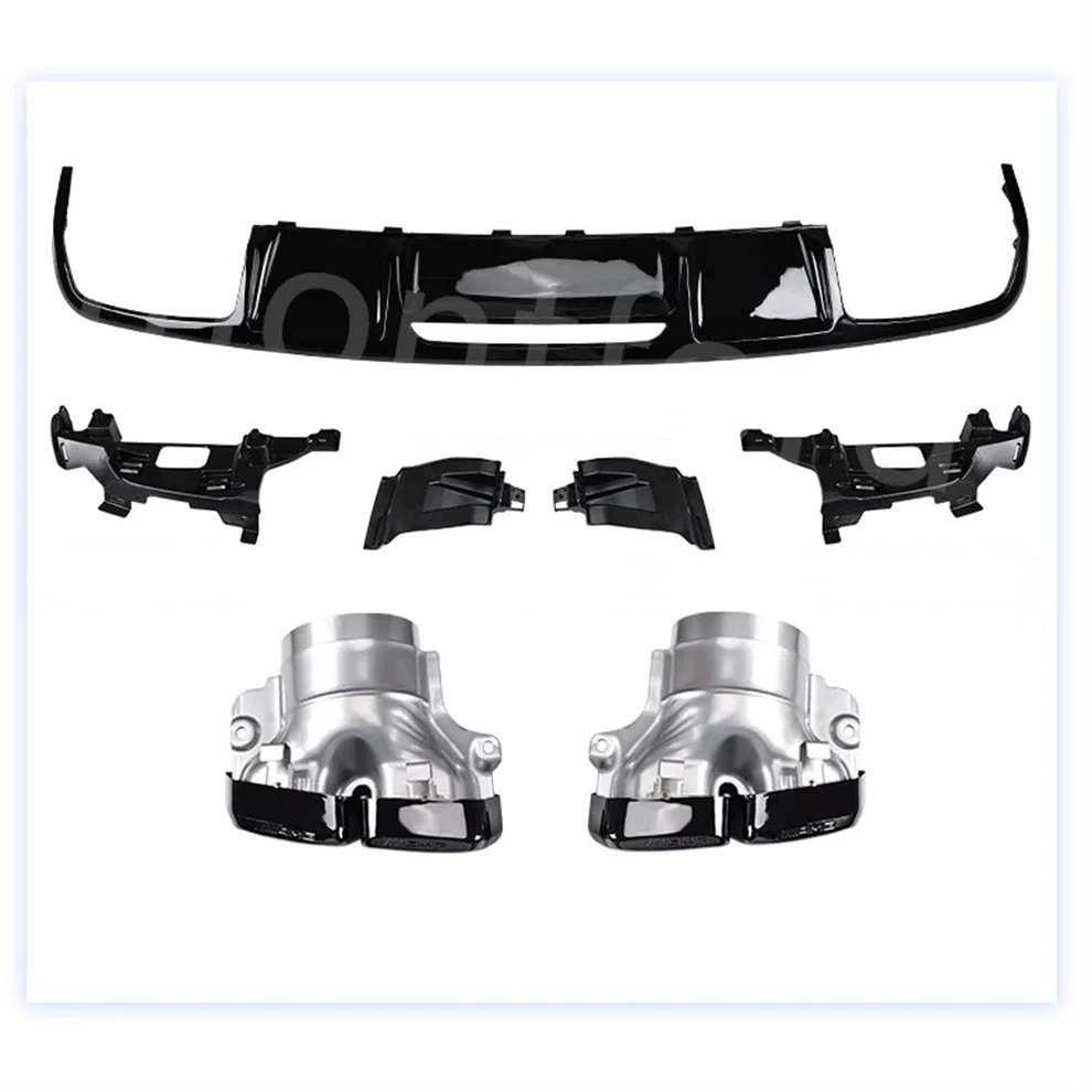 Alerón difusor trasero negro brillo para Mercedes-Benz CLS W218