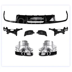 Alerón difusor trasero negro brillo para Mercedes-Benz CLS W218