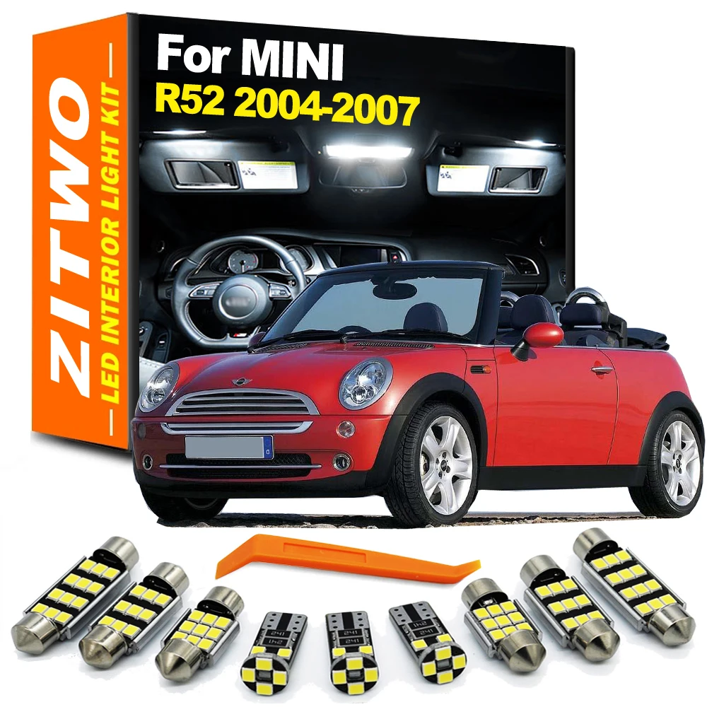 Kit LED CANBUS interior ZITWO para Mini Cabrio R52