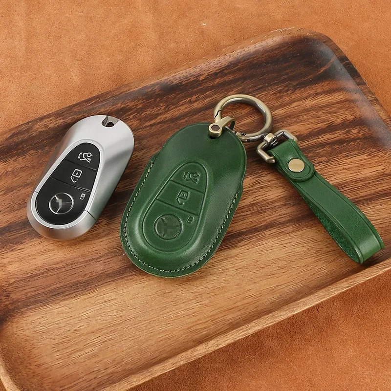 Funda llave Intelligent Key cuero vegetal Mercedes Clase S W223 - imagen 2