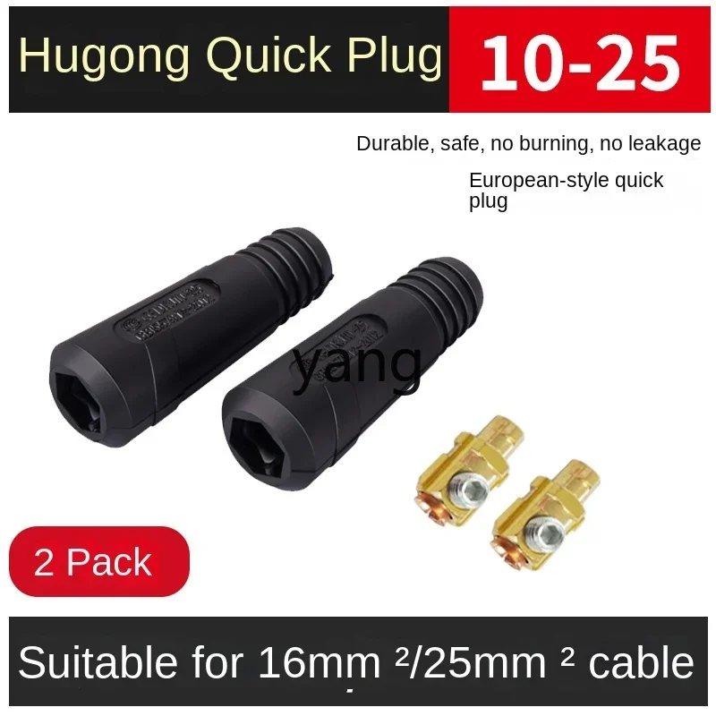 Enchufe rápido hembra para cable de soldadura MIG/MAG y electrodo – Conector antihumedad - imagen 5
