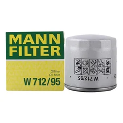 MANN FILTER W712/95 filtro de aceite para VW Polo/Golf
