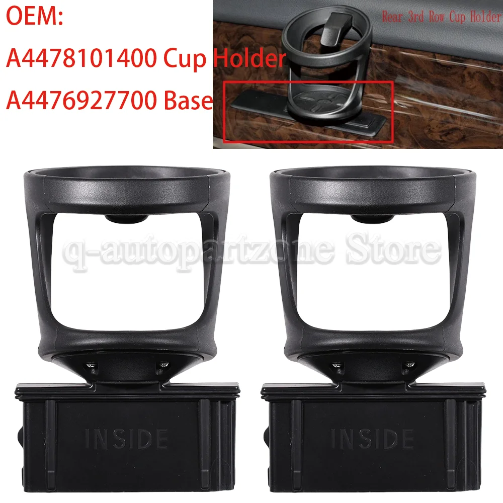 4478101400 Portavasos trasero para Mercedes Vito W447 2015-2020
