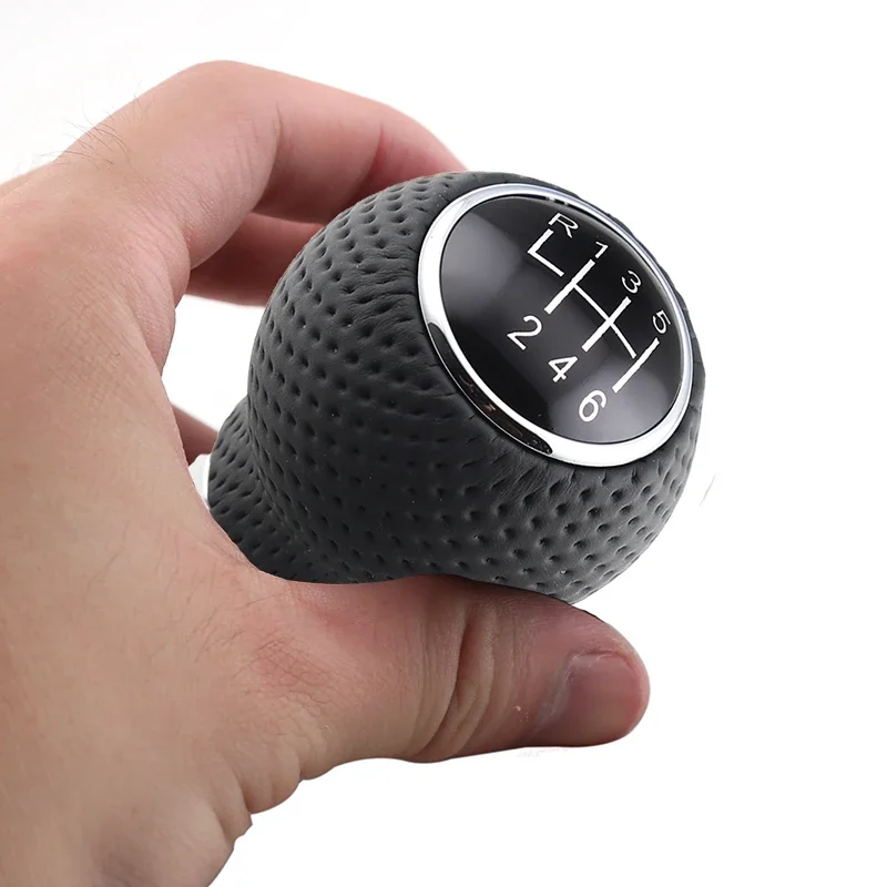 Cabezal de cambio cuero PU universal 5/6 velocidades para coche - imagen 4