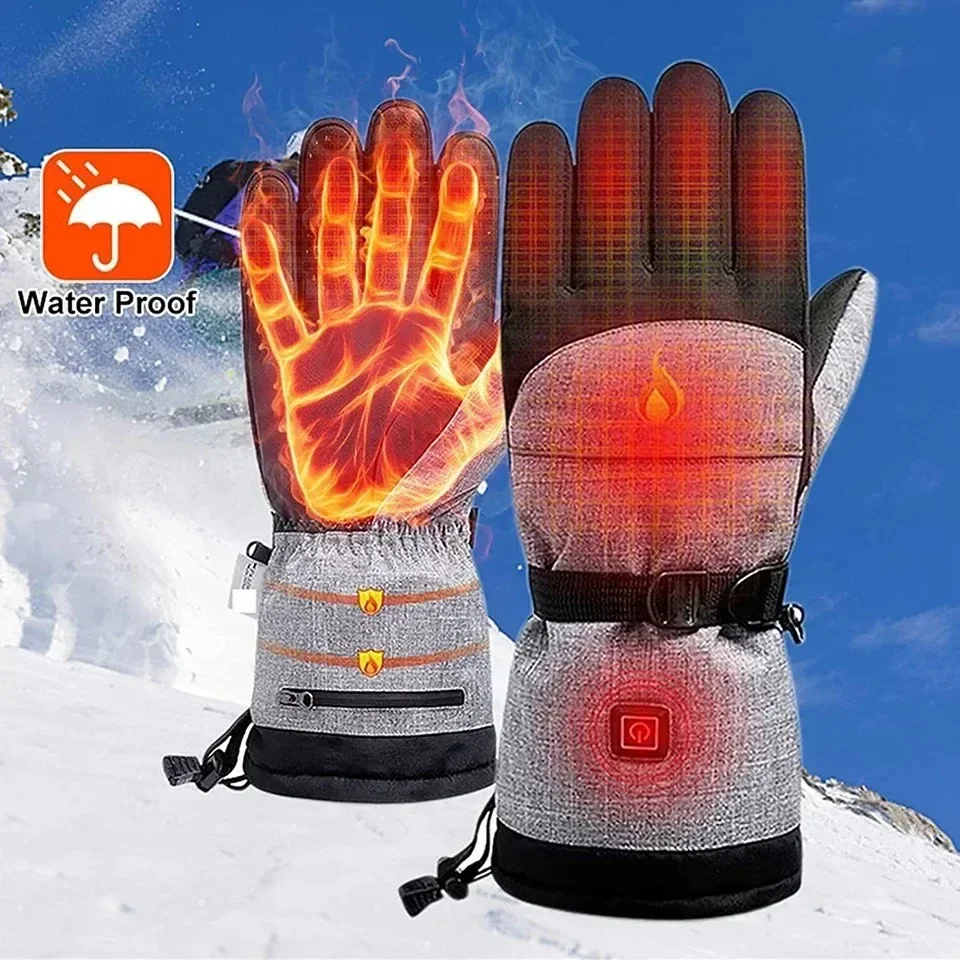 Guantes calefactables impermeables 3M para moto y ciclismo - imagen 2