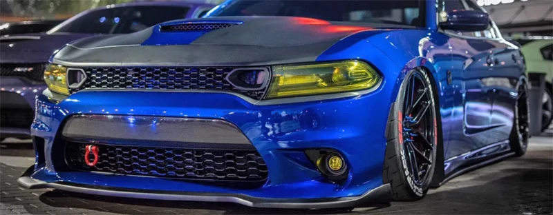 Cubierta de paragolpes de fibra de carbono para Dodge Charger Hellcat - imagen 5
