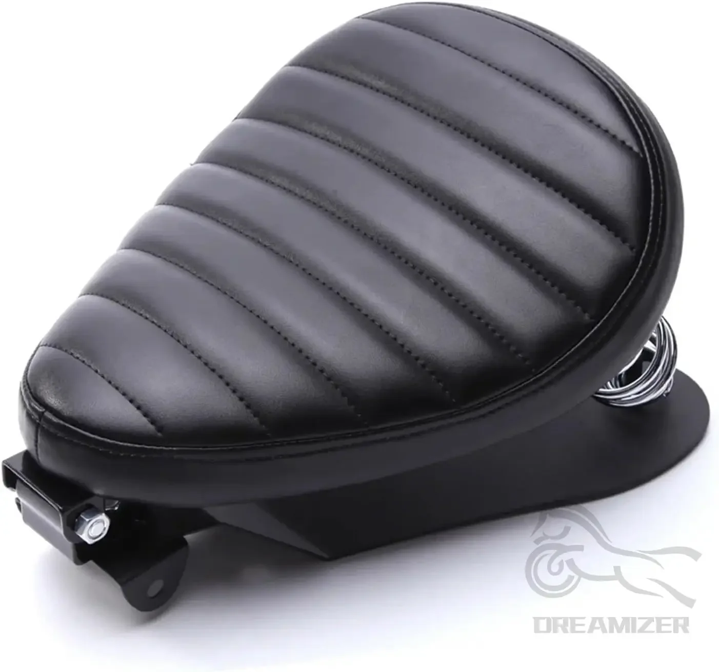 Soporte asiento con muelle para moto bobber chopper Harley Honda - imagen 3