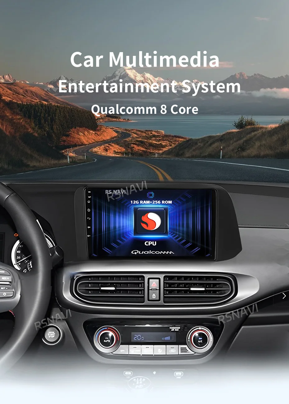 Radio Android 15 con pantalla táctil para Hyundai i10