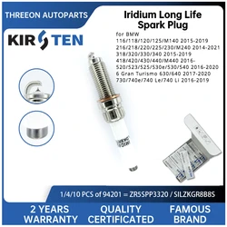 Bujía de iridio KIRSTEN ZR5SPP3320 para BMW Serie 1, 3 y 5 2.0 T