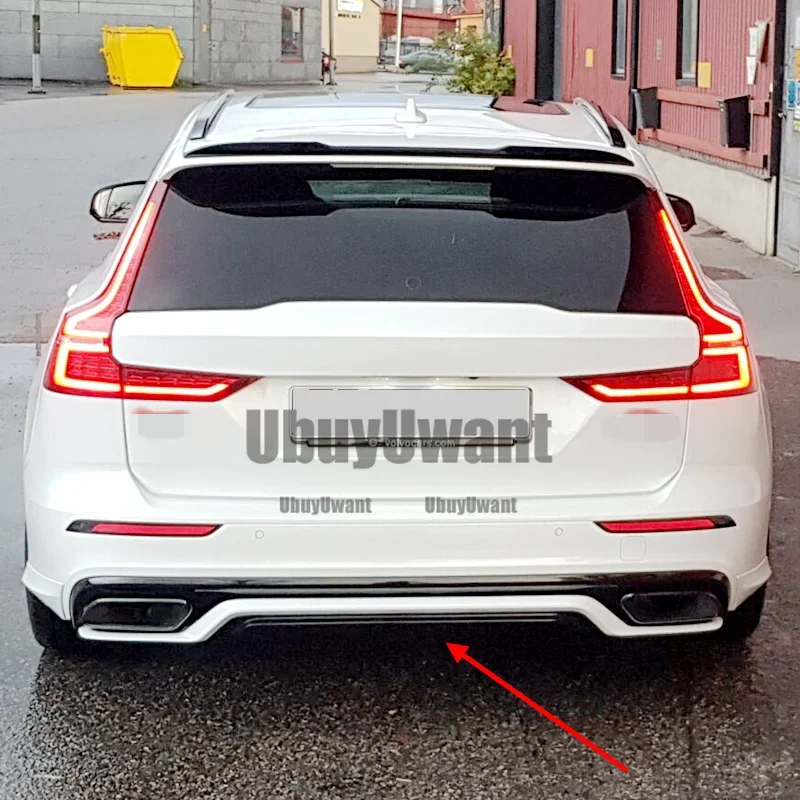 Difusor alerón maletero ABS Volvo S60 V60 deportivo - imagen 3