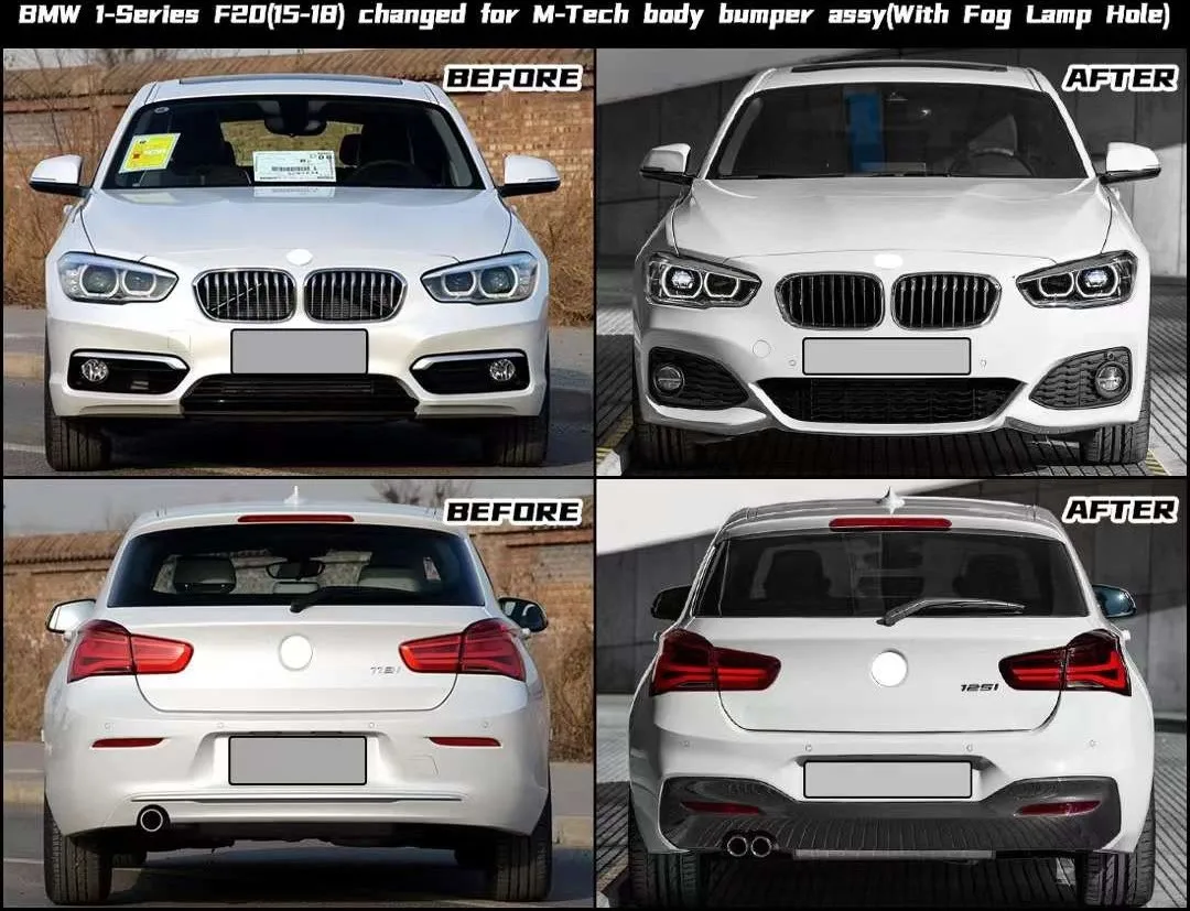 Kit de carrocería Look M-Tech 5D para BMW F20 2015-2018 116/118/125 - imagen 4