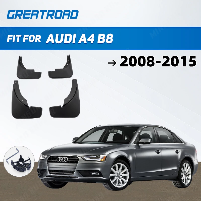 Guardabarros para Audi A4 B8 2008-2015 - juego de salpicaduras
