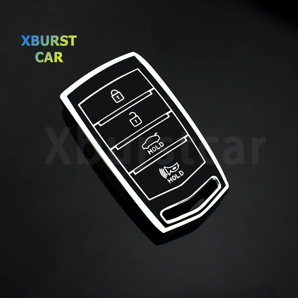 Funda TPU para llave inteligente Hyundai Genesis (4 botones)