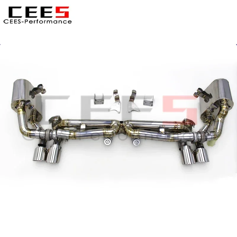 Escape catback CEES con válvula para Porsche 911 991 - imagen 2