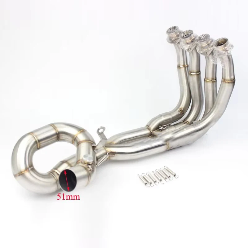 Tubo Enlace 51MM Yamaha R6 2006-2016 Sin Silenciador - imagen 3