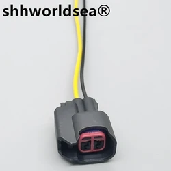Shhworldsea 7283-5967-30 Conector hembra estanco para bocina, 2 pines