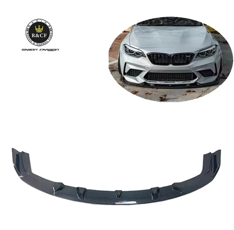 Splitter delantero de fibra de carbono para BMW F87 M2 Competition