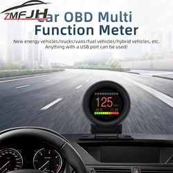 Velocímetro OBD digital con pantalla frontal y ordenador