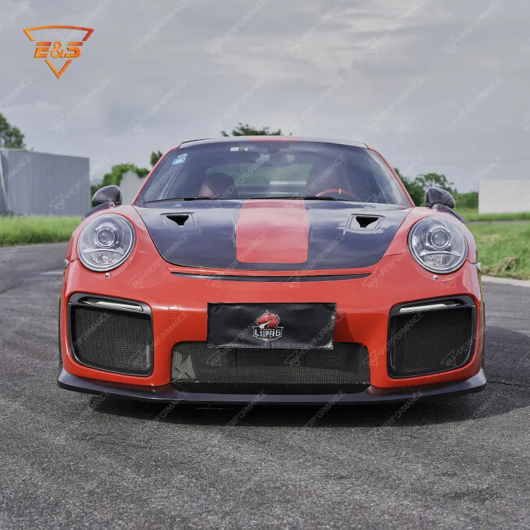 Capó fibra carbono Porsche 911 – estilo sport tuning - imagen 5