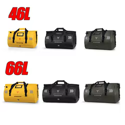 Bolsa impermeable para asiento trasero de motocicleta, sillín