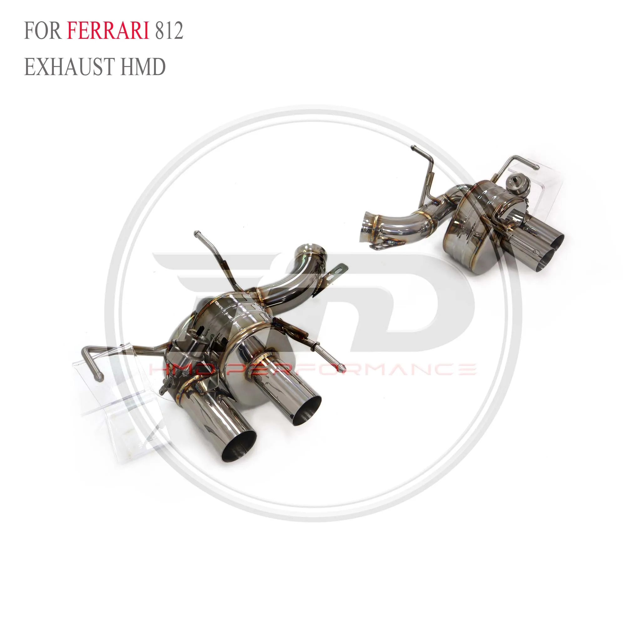 HMD Catback acero inoxidable con válvulas rendimiento – Ferrari 812 - imagen 2