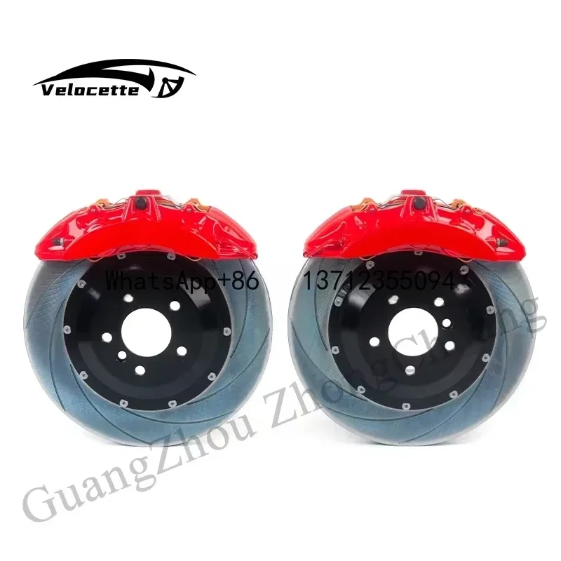 Nueva llegada V6 pinza de freno de 6 pistones para ruedas traseras de 18 pulgadas plato de 355mm Compatible con BMW 320i, 325i, 330i, 320li, 325li, 330li
